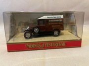 Autko Matchbox Y-19 1929 Morris Cowley Van J. Sainsbury