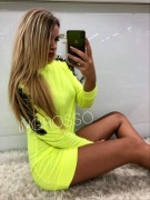 Tunika, sukienka ze skrzydłami cytrynowa