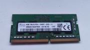 Pamięć do laptopa Hynix DDR4, 4GB, 2400MHz, CL17 (HMA851S6AFR6N-UH)