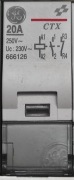 666126 CTX 20 11 230 A stycznik 20A 1Zw 1Roz 230V