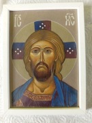Tempera jajeczna - Chrystus Pantokrator