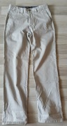 Dockers D1 Slim Fit chinosy spodnie materiałowe jasny szary bawełna 30x32 