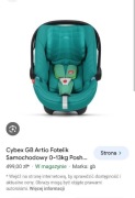 Fotelik samochodowy Cybex gb artio NOWY 