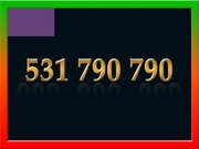 531 790 790 ZŁOTY NUMER STARTER PLAY NA KARTĘ PREPAID 