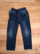 Nr20) spodnie miękki jeans dla chłopca na gumce 2-3 lata 
