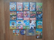 Zestaw 18 bajek kubuś puchatek my little pony świnka peppa król lew barbie