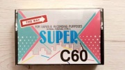 nowa kaseta magnetofonowa Super C 60 Normal Position ( Type I ) 