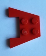 LEGO 4859 3x4 skos czerwony 1szt