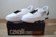 Cavalli CW8632 | sneakersy 41 | biało-czarne