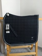 Czaprak ujezdzeniowy Eskadron cotton granatowy Pony DL