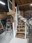 Schody drewniane z demontażu  zabiegowe