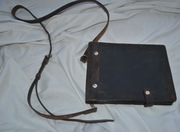 skórzany mapnik wojskowy raportówka brązowy