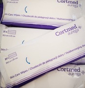 Chusteczki do pielęgnacji skóry Aurega Cortmed 19,5 cm x 21cm