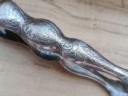 SZCZYPCE DO LODU CUKRU SECESJA BERNDORF AUSTRIA 1852-1865r