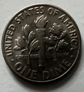 USA 1 dime 10 centów 1977 Dime Roosevelta