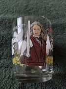 Szklanka kolekcjonerskaNutella Władca Pierścieni Powrót Króla Eowyn 