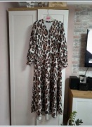 Zmysłowa sukienka w panterkę | Rozmiar M/L | Stan jak nowa