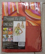 Seksowny, wiązany damski top. Wielobarwny