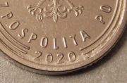 10 gr 2020 r.  DESTRUKT.. DUŻA KORONKA, DATA PODKREŚLONA, NAROŚLA