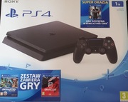 Konsola PS4 Slim 1TB + 5 gier