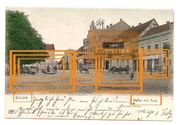 MYŚLIBÓRZ SOLDIN - RYNEK - POCZTA - SKLEPY - 1906
