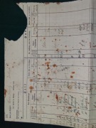 Stary Niemiecki dokument znaleziony na strychu.