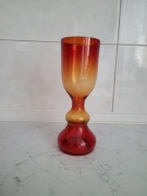 Huta szkła Sudety wazon PRL aniołek szkło Sadowski 