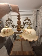 Stylowa lampa włoska do kuchni salonu 3 pkt świetlne stan idealny