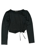 Crop-top z wiązaniem, Barey, S