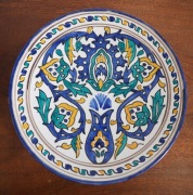 Talerz. Tunezja. Malowany ręcznie. Handmade. Lata 80-te. 