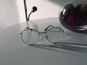 Okulary metalowe Vintage