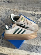 Buty damskie limitowane adidas gazelle bold bezowe velvet 38 23.5cm