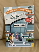 Książka z naklejkami lotnisko naklejam i odkrywam