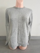 Szary męski sweter, Cubus, zimowy, z długim rękawem