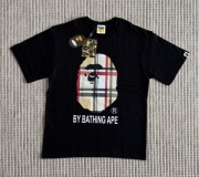 Nowa Oryginalna Koszulka Bape x Burberry Tee | Bluzka Bape T-shirt