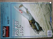 Model kartonowy samolotu bombowego PZL P-37 "ŁOŚ"