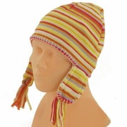 Czapka dziecięca AST model 1ZAT jesień-zima - pomarańcz