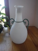 Zabytkowa karafka z uchwytami z brązu ZOBACZ 