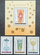 SZTUKA ŚWIATA - WĘGRY Mi 3445 - 3447 + BLOK 144 ** - czysty - DZIEŃ ZNACZKA