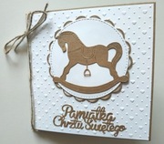 Kartka na chrzest ręcznie robiona 