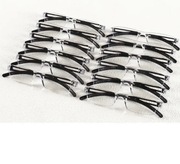 Okulary +2 do czytania wytrzymałe bez ramkowe elastyczne zauszniki