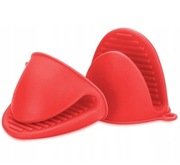 4x Silikonowe Rękawice Kuchenne Żaroodporne