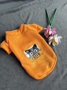 CUTE rozmiar M 30 cm pomarańczowa bluza dla psa i kota sweter ubranko polar