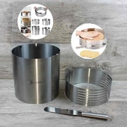 Regulowana tortownica  Teleskopowa krajalnica do ciasta + nóż