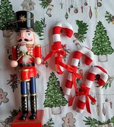 Cukrowa laska. Ozdoba świąteczna