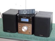 Wieża Pioneer pilot CD USB mp-3 AUX kolumny sprawna. DOSTAWA