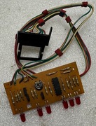 Zodiak DSS Unitra Diora Części. Płytka z diodami wskaźnik mocy sygnału.