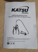 ręczny hydrauliczny ściągacz / rozpierak (puller–spreader) z pompką ręczną.