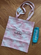 Torba i piórnik kosmetyczka NYX etui na pędzle eko torba bawełniana