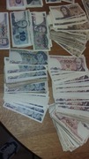 Banknoty PRL  z wadami kolekcja 